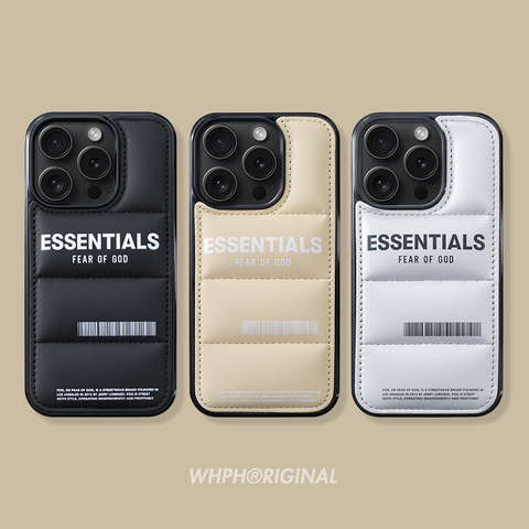 New FOG Essentials Puffy Puffer Down Jacket 15, 14, 13, 12 iPhone Case