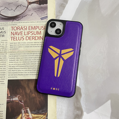 Purple — KOBE NBA Basketball Puffy 14, 13, 12 iPhone Case