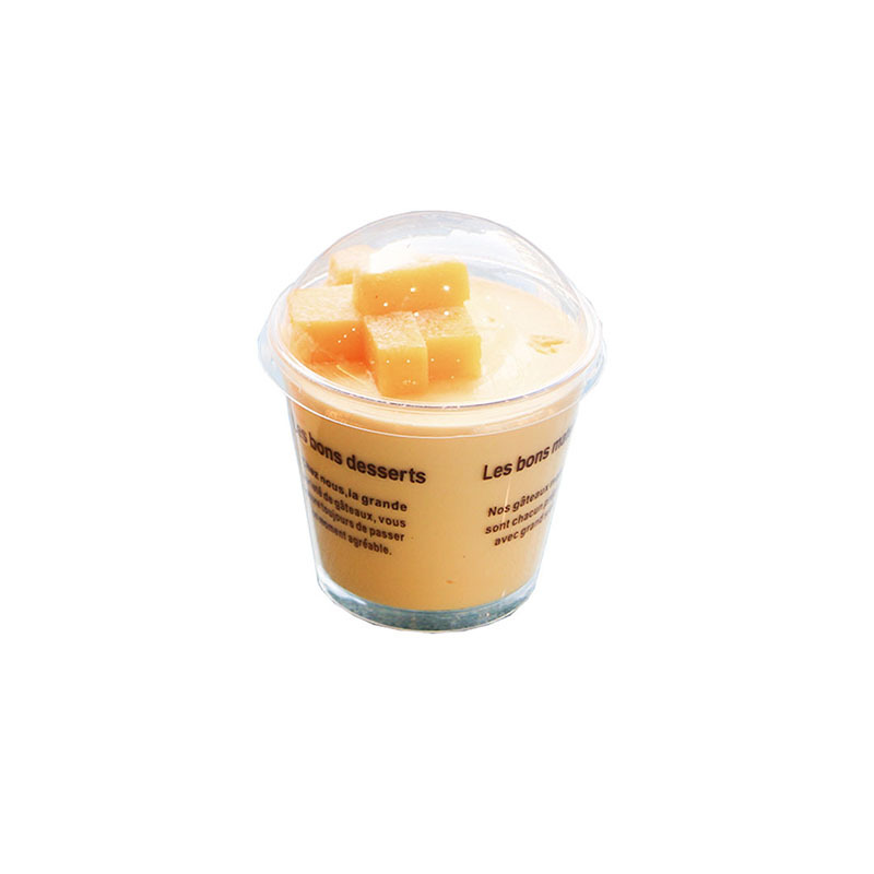 Mousse Cup Disposable Mousse Desser Cup Cup with Lid Yogurt Pudding Cup Tapioca Pudding Cup Transparent Plastic Dessert Cup