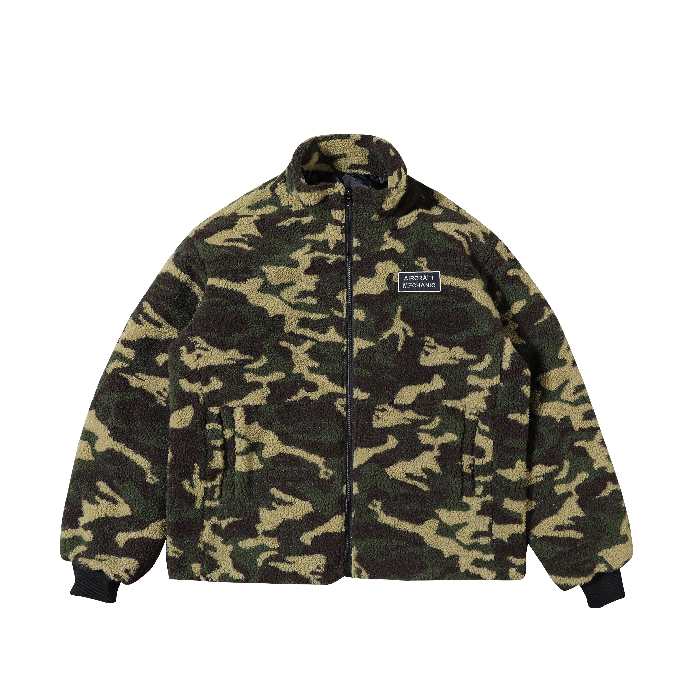 20 Autumn/Winter Japanese original Yu Wenle trend of young men and women neutral lamb velvet jacket warm cotton padded jacket