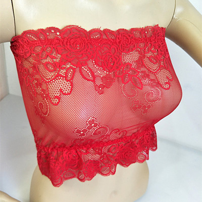 红色薄款全透超薄内衣女透明抹胸防走光裹胸情调衣人黑色大码围胸-淘宝网 红色薄款全透超薄内衣女透明抹胸防走光裹胸情调衣人黑色大码围胸-淘宝网