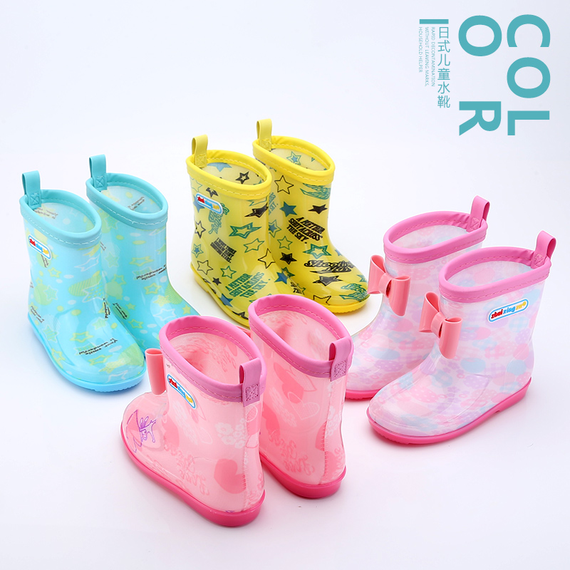 日式雨靴儿童雨鞋宝宝