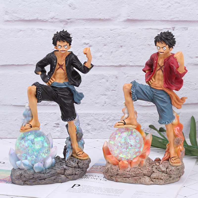 One Piece Hand-run Luffy Graduation Doll Birthday Gift Decoration Boy Gift Night Light Home Decoration Animation Week