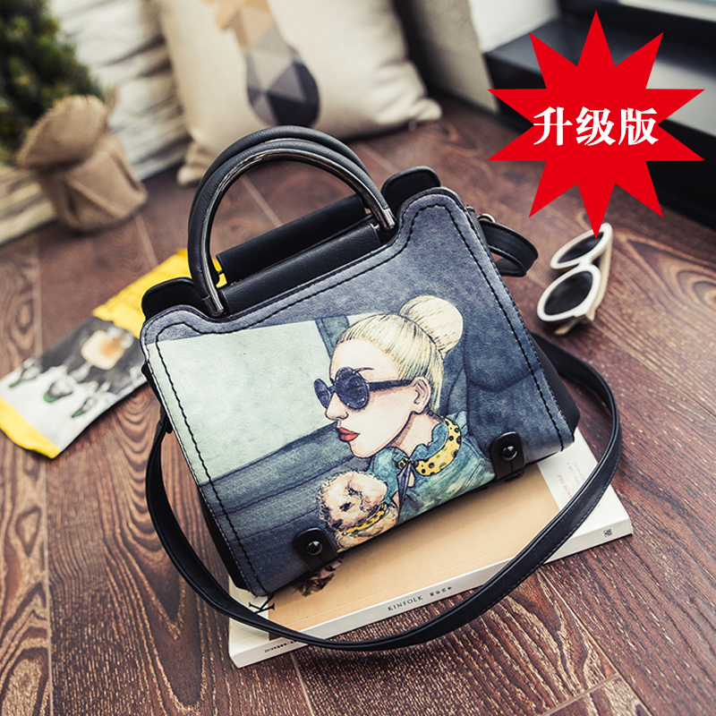 ladies bag 2016 new handbag business handbag messenger bag ol commuter women bag 2016 autumn and winter new fashion simple shell bag ladies handbag female shoulder messenger bag bear