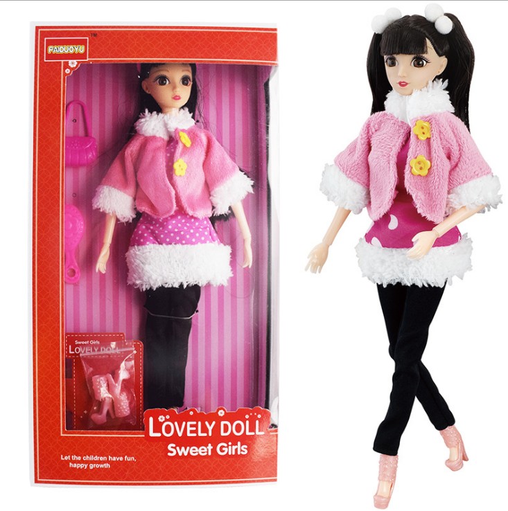 doll suit set big gift box princess girl dressup