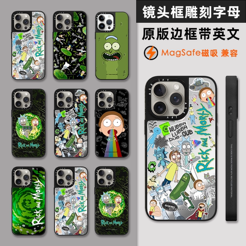 Rick And Morty Mirror MagSafe 15, 14, 13 iPhone Case