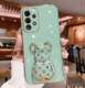 Kaws Bear Girls Phone Cases Covers Trendy Fashionable Electroplated Silicone TPU Kickstand Function Galaxy S23, Galaxy S23 Plus, Galaxy S23 Ultra, Galaxy S22, Galaxy S22 Plus, Galaxy S22 Ultra, Galaxy S21, Galaxy S21 Plus, Galaxy S21 Ultra, Galaxy S20, Galaxy S20 Plus, Galaxy S20 Ultra, Galaxy A13 5G, A23 5G, A33 5G, A53 5G, A73 5G,