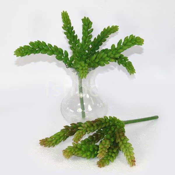 a-仿真多肉植物栀子花叶子仿真花绿色植物塑料花假花图片_20