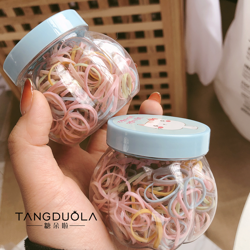 Sugar Dola Baby Rubber Band Non-Disposable plus Small Size Baby Girl Does Not Hurt Hair Hair Hair Rope Tie Pull Small Hair Band Hair Accessories