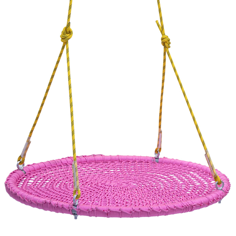 Internet Celebrity Disc Swing Braided Rope Net Outdoor Indoor to Swing Children's Amusement Park Hanging Climbing Training Equipment