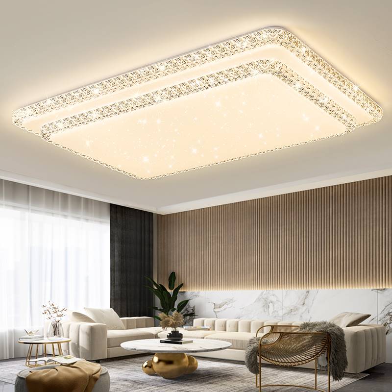 2023 New Lamp in the Living Room Light Luxury Ceiling Lamp Led Bedroom Light Simple Modern Splendid Crystal