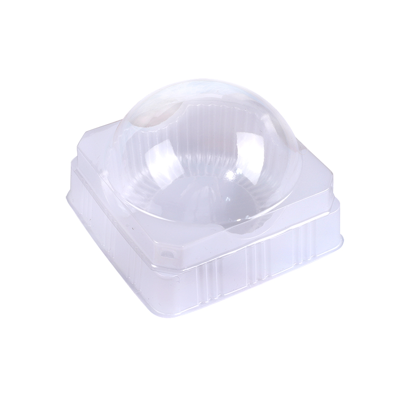 80G Plastic Blister Egg Yolk Crisp Packing Box Mooncake Holder Cookie Box Daifuku Dessert Box 100 Pieces Free Shipping