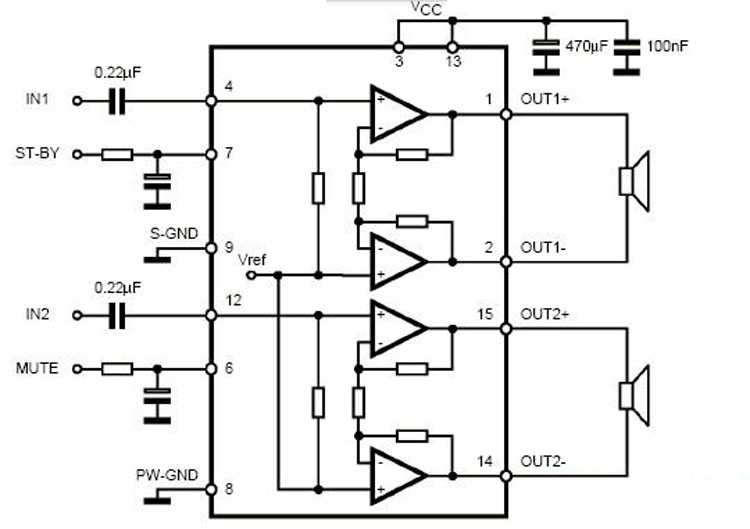 tda7297功放板 b型 双声道 交直流12v xt