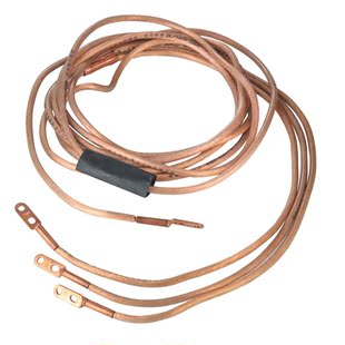 national standard pure copper wire, 6 square meters, 25 square meters, ground wire, transparent leather soft copper wire, high and low voltage grounding cable
