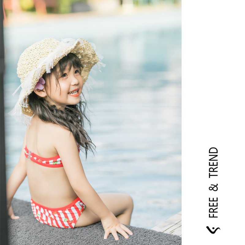 Buy China Wholesale Girls Summer Beach Wear Kids Swimsuit Child