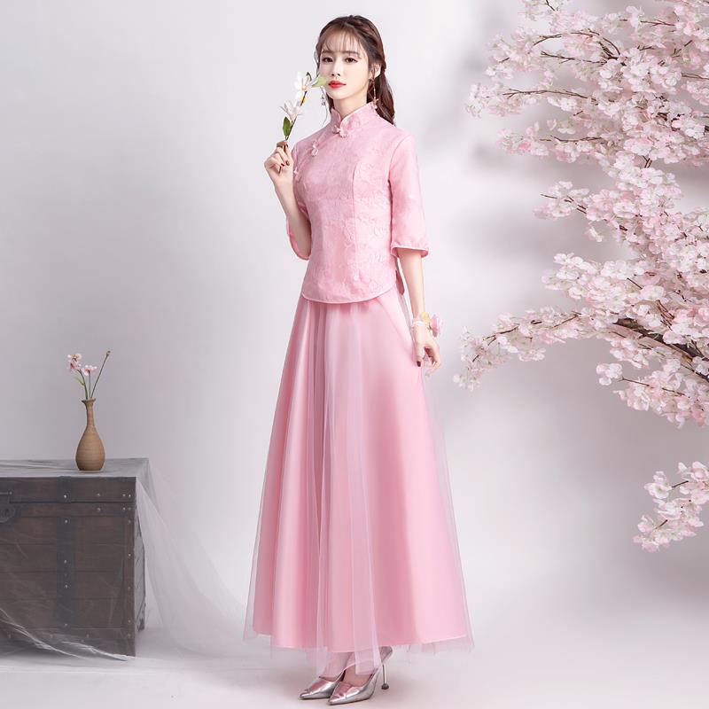 women lavender bridesmaid dresses Lace Long Sleeves Dress, Mermaid Wedding Party Dresses, MB135 The design flows into fabric: silk Color:Enchanted Floral Blue Agate in vintage vera wang
