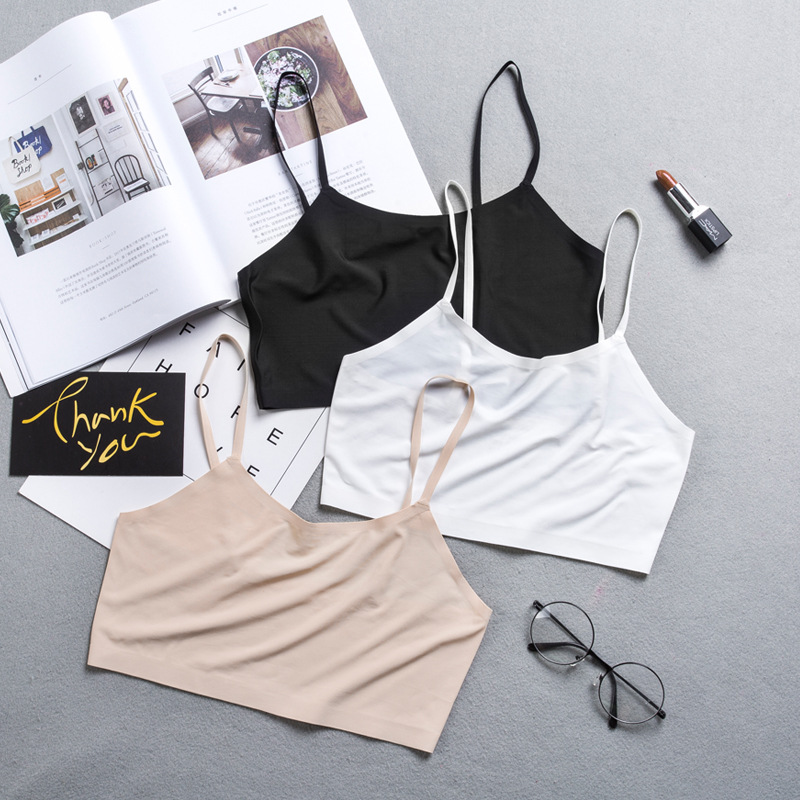 été court paragraphe de la glace de soie transparente camisole creux anti vidé enveloppé poitrine soutien-gorge de section mince de prendre le corset lingerie femmes été court paragraphe de la glace de soie transparente camisole creux anti vidé enveloppé poitrine soutien-gorge de section mince de prendre le corset lingerie femmes