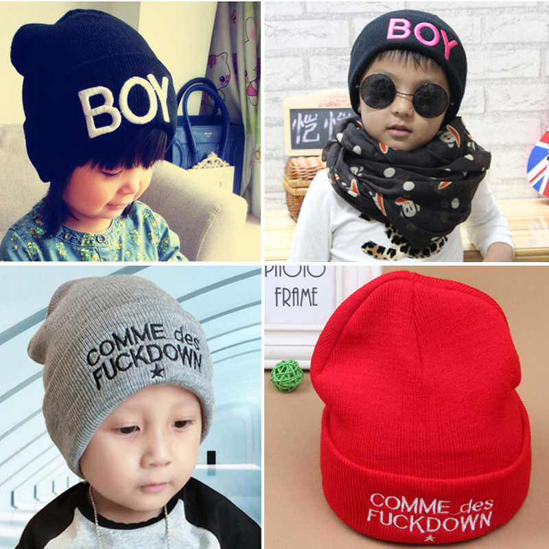 韓版寶寶帽子秋鼕嬰幼兒童小孩女嬰兒護耳針織帽1-3歲2男童保暖潮