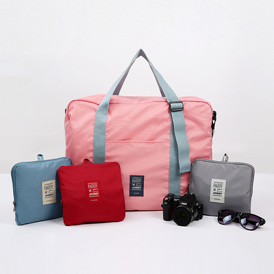 韩国正品monopoly旅行防水大容量折叠单肩包手提包衣物行李收纳包