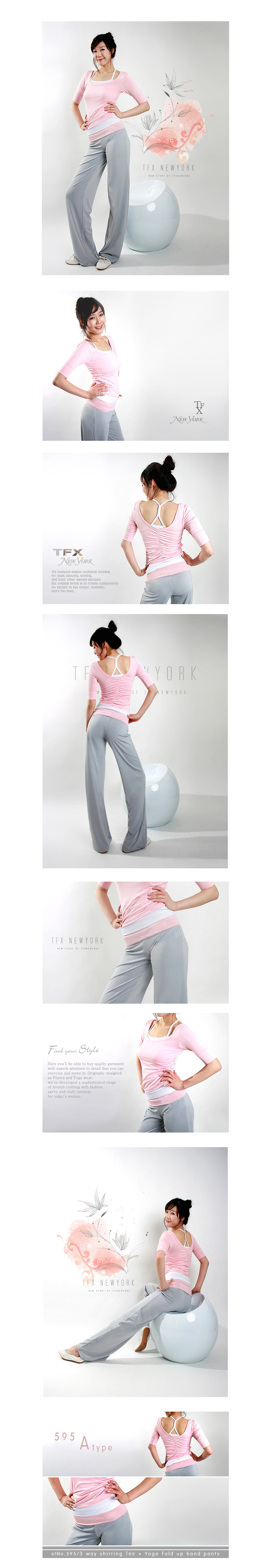 Одежда для йоги 哈宇百合-韩版瑜伽服三件套特价加大码中袖春夏套装送胸垫 Barhee BH/YJF/31