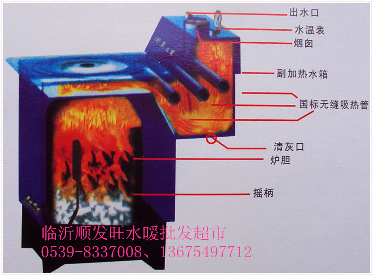 采暖炉燃煤家用暖气炉家用锅炉取暖炉接暖气片高效节能炉