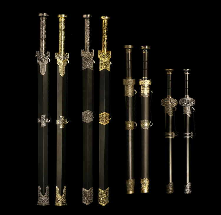 longquan sword stainless steel metal short small han jian jian decorative props dagger town house to ward off bad luck is not edged usually