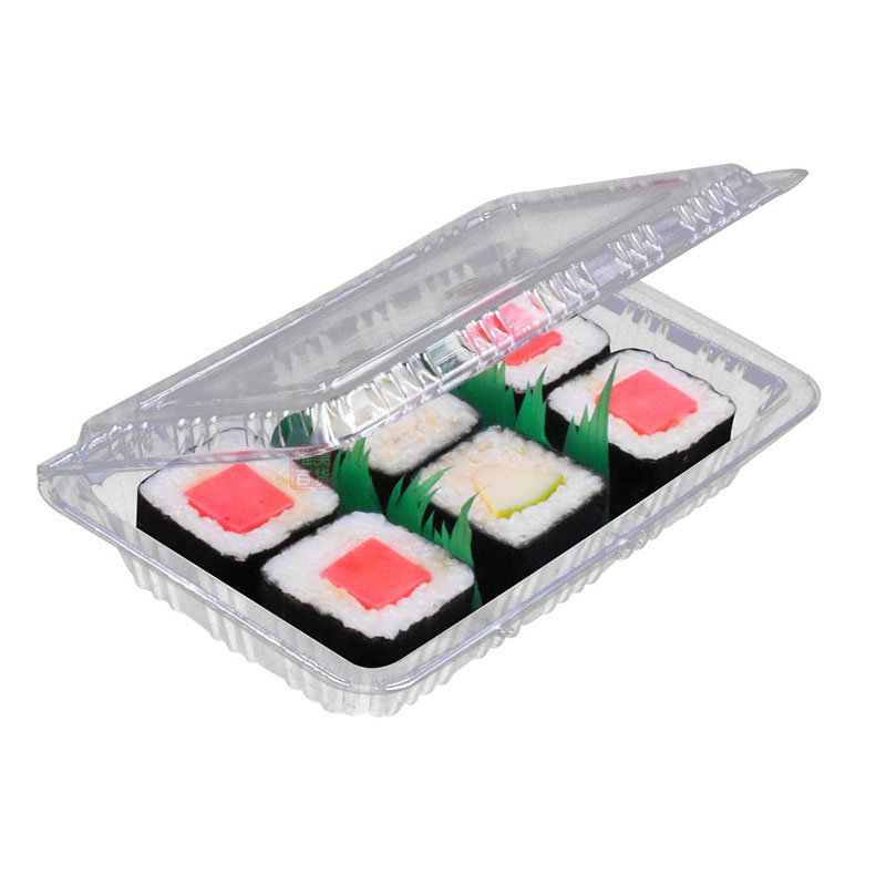 Disposable Sushi Box Bowl Cake to-Go Box Fruit and Vegetable Roast Duck Onion Box Cow Lamb Roll Box Mousse Pastry Box