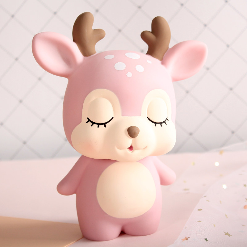 创意儿童防摔男女孩卡通小鹿储钱罐 5元券 券后价  24.8