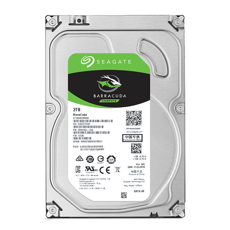 seagate / seagate st3000dm001 boxed strong 3tb desktop mechanical hard drive 3t hard drive