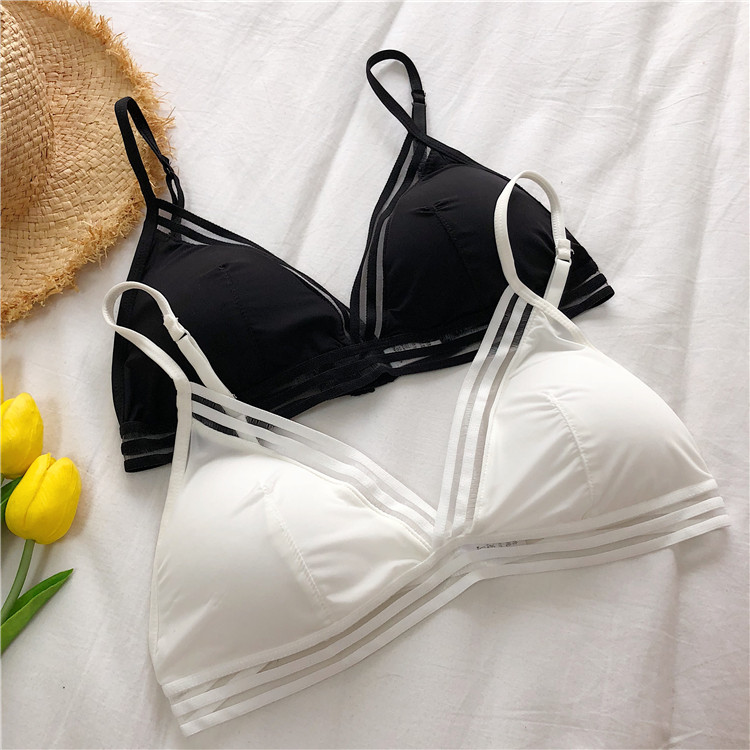2019 printemps nouvelle version coréenne de la jeune fille enveloppé poitrine soutien-gorge des sous-vêtements des femmes sans jantes sauvage étudiants couleur pure camisole 2019 printemps nouvelle version coréenne de la jeune fille enveloppé poitrine soutien-gorge des sous-vêtements des femmes sans jantes sauvage étudiants couleur pure camisole