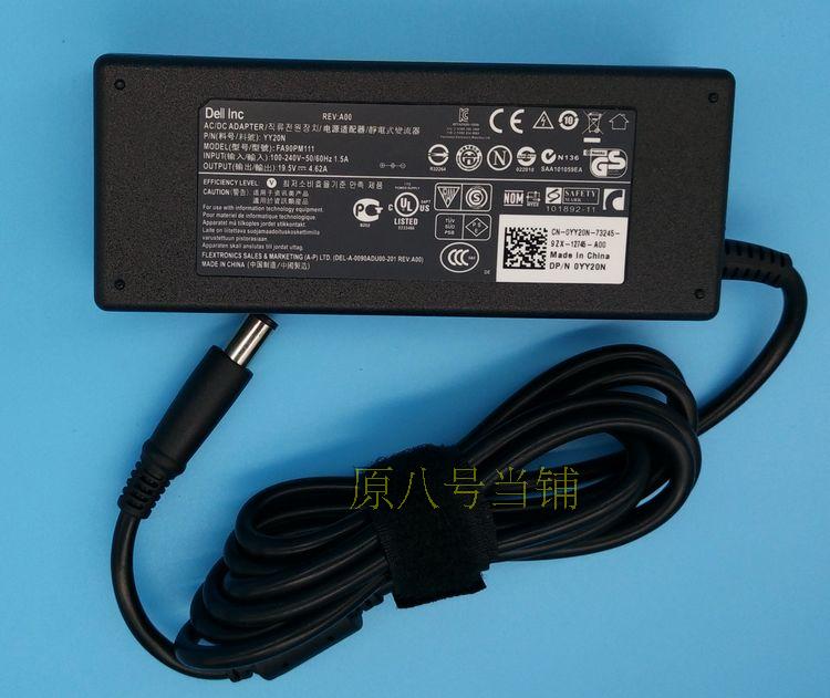 original dell dell power adapter 19.5v4.62a 90w n4050 m5010 laptop charger