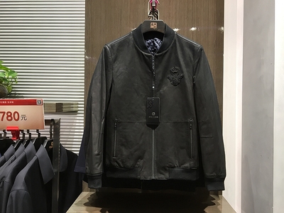 方仕代工 新品样衣 男士秋冬款 真皮羊皮 加棉 皮外套皮