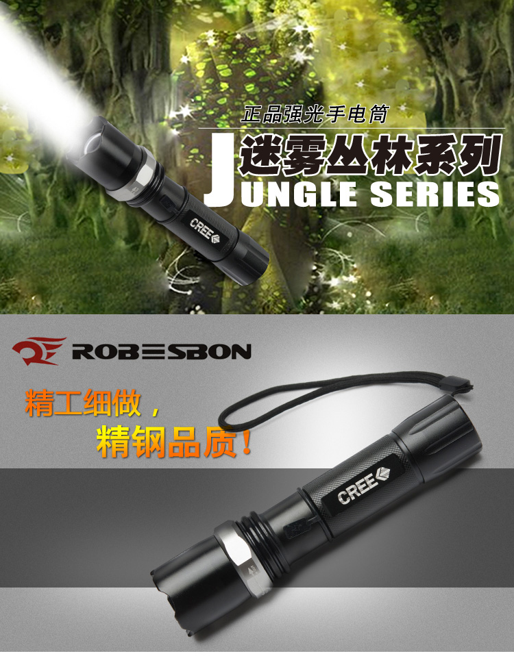 Eclairage pour vélo CREE - phare - Ref 2401766 Image 5