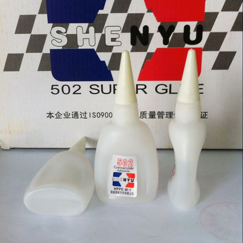 Promotion ~ Large Bottle 502 Strong Sticky Rosewood Metal Glue Quick-Drying Plastic Wholesale Fish Brand Three Seconds Glue Free Shipping