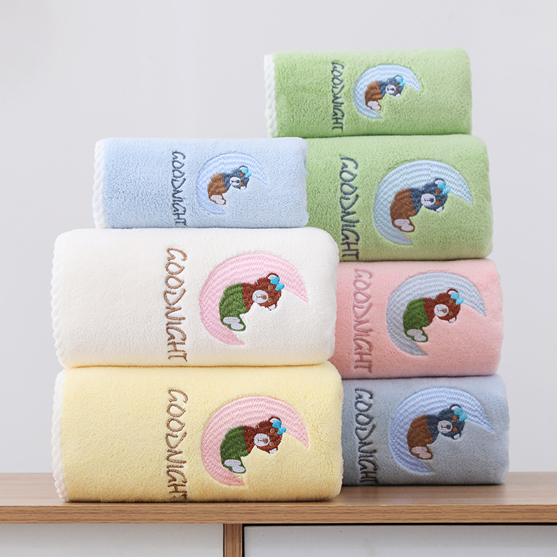 Bath Towel plus-Sized Thickened Adult Unisex Household Bath Absorbent Quick-Drying Towel Coral Fleece Wrapping Towel