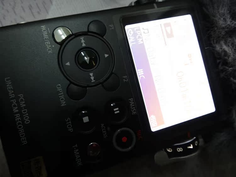 sony索尼pcm-d100 32gb录音笔发烧友播放器专业高清降噪取证会议