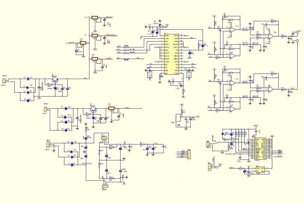 WM8805+AD1955+PCM2704 Coaxial+Optical+USB DAC amplifier board KIT ...