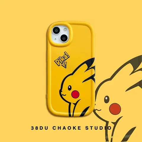 Pikachu New Phone Cases Covers Pokémon Trendy Fashionable iPhone 14, iPhone 13, iPhone 12