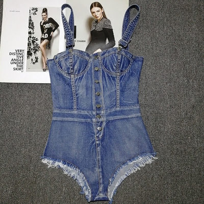 夜店性感连衣超短裤女夏单排扣背带裤牛仔短裤绑带漏背镂空热裤潮-淘宝网 夜店性感连衣超短裤女夏单排扣背带裤牛仔短裤绑带漏背镂空热裤潮-淘宝网