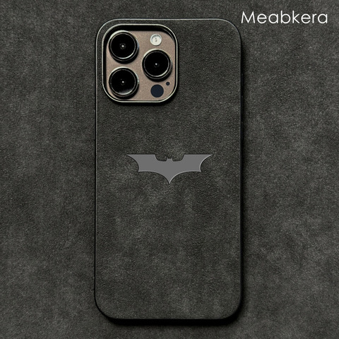 Custom DIY Logo – Text – ALCANTARA Suede Microfiber 15, 15 Plus, 15 Pro, 15 Pro Max iPhone Case