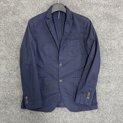 男装-洗水棉布修身西服
