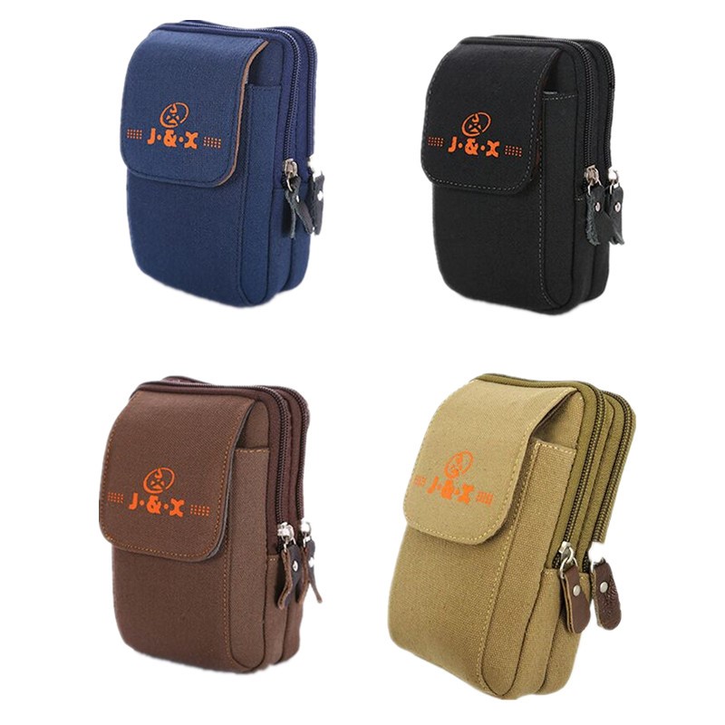 téléphone hommes toile multi-fonction de la section verticale de la ceinture paquet de 5. 0/5. 5 mm mâle portant un sac banane sac de sport occasionnels sac hommes téléphone hommes toile multi-fonction de la section verticale de la ceinture paquet de 5. 0/5. 5 mm mâle portant un sac banane sac de sport occasionnels sac hommes