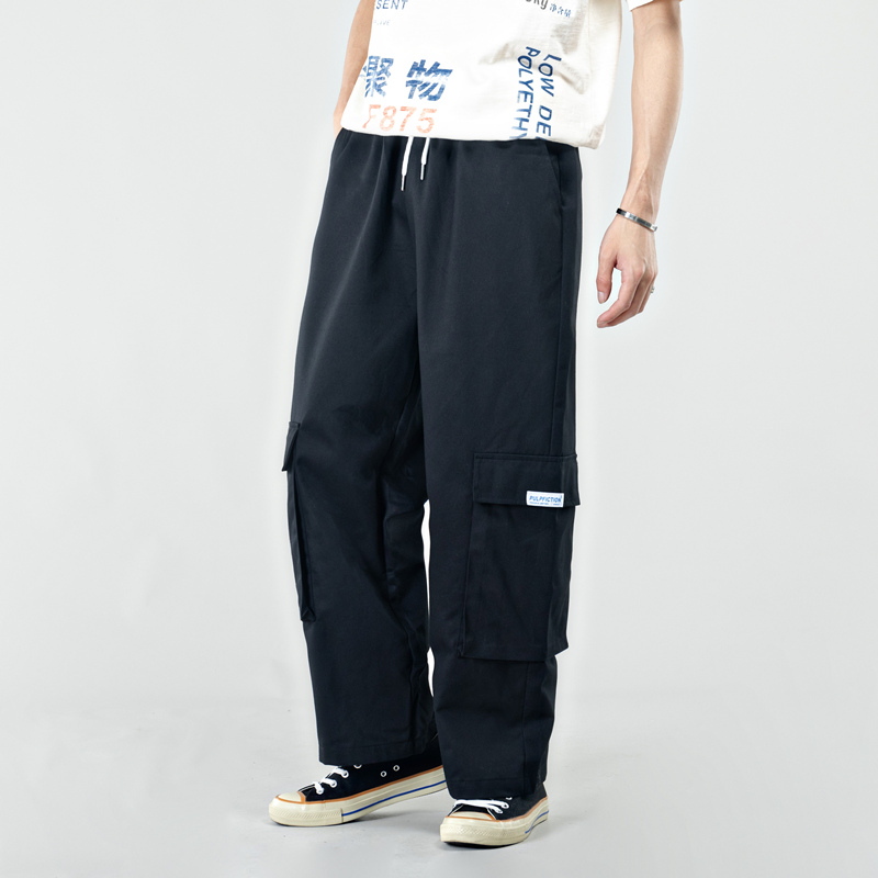 japonais bf vent d'automne un sens large-jambe pantalon homme hétéro lâche occasionnel marque tide rétro hip-hop tendance des hommes et des femmes salopette japonais bf vent d'automne un sens large-jambe pantalon homme hétéro lâche occasionnel marque tide rétro hip-hop tendance des hommes et des femmes salopette
