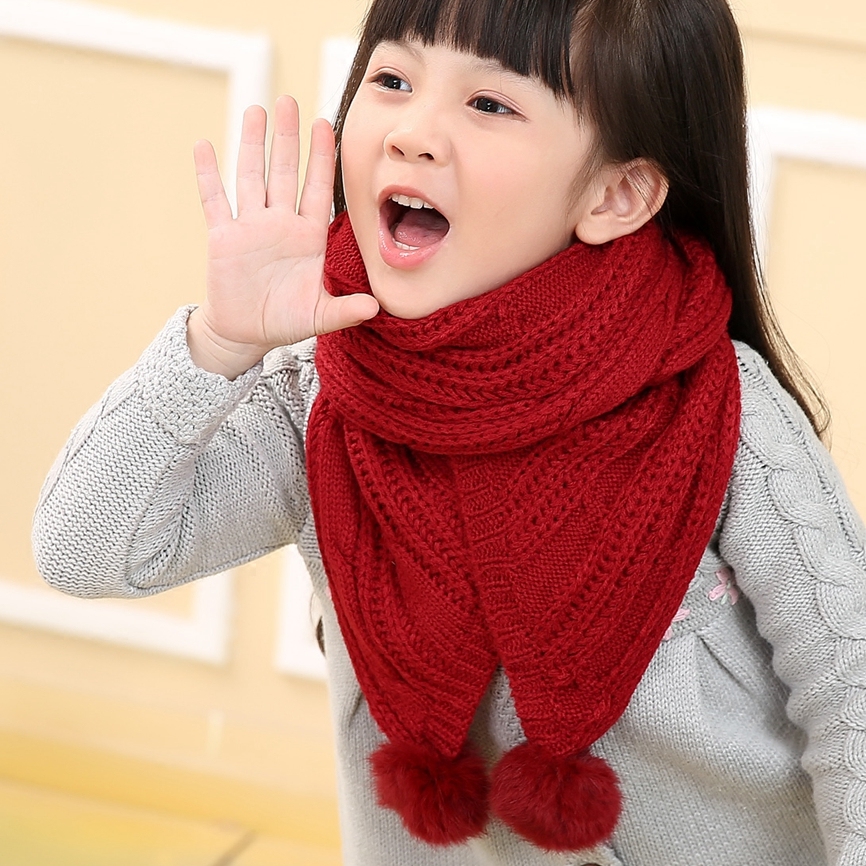天天特價秋鼕季韓版兒童寶寶加厚保暖毛線圍巾韓國男童女孩 可愛