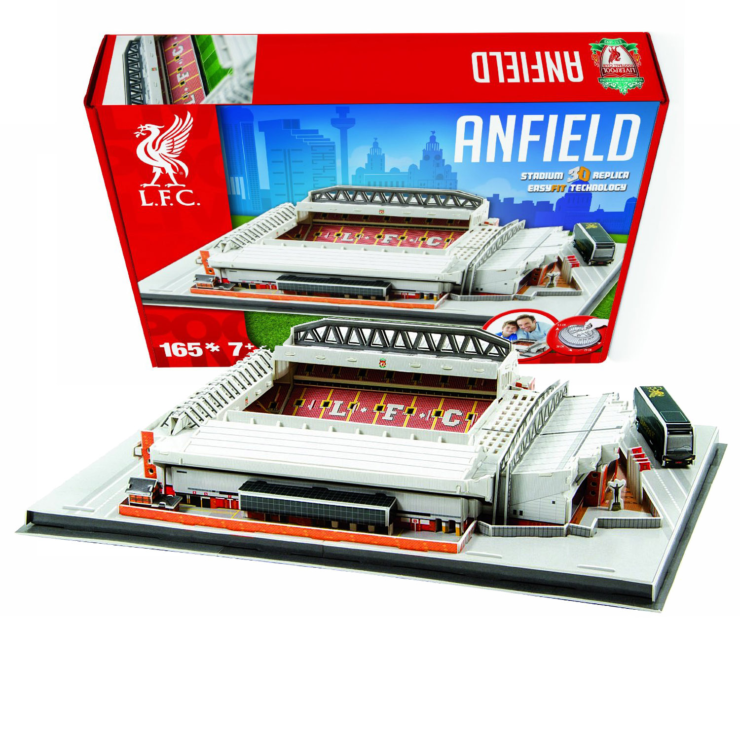 利物浦安菲尔德球场模型3d纸模球迷礼物