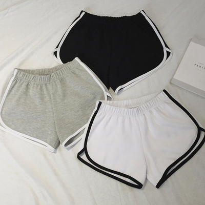 裤子女夏chic2018新款外穿宽松运动休闲短裤韩版学生高腰阔腿热裤-淘宝网