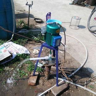 不锈钢加厚款水井手摇水泵家用井水手动压水泵井用抽水泵