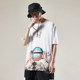 VII universe put the end of summer the trend of the original astronauts printing OVERSIZE loose round neck short-sleeved T-shirt men VII universe put the end of summer the trend of the original astronauts printing OVERSIZE loose round neck short-sleeved T-shirt men
