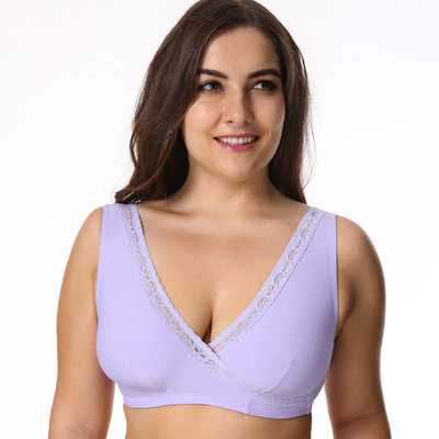 艾蓝无钢圈特大码文胸罩超薄款哺乳内衣大胸胖mm200斤加肥加大-淘宝网