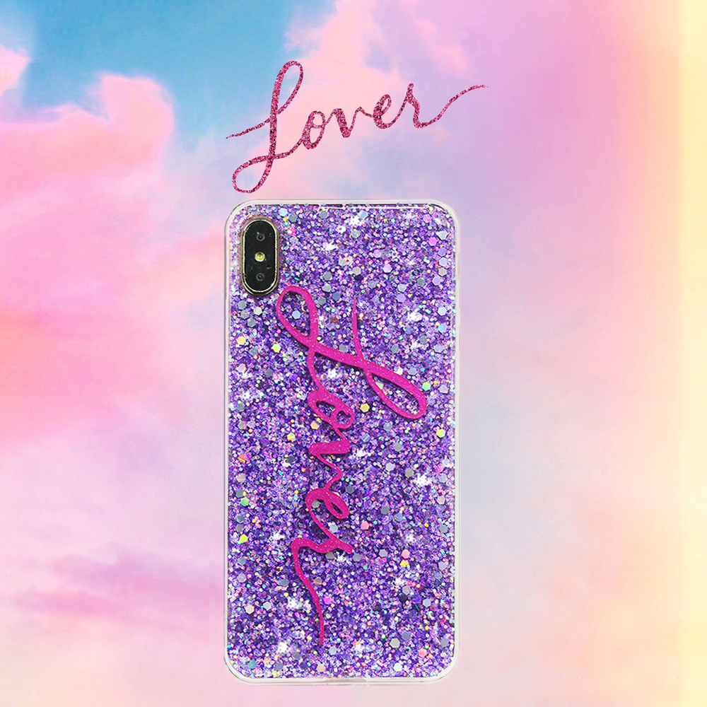 Taylor Swift LOVER iPhone Phone Cases Covers Girls Bling Glitter